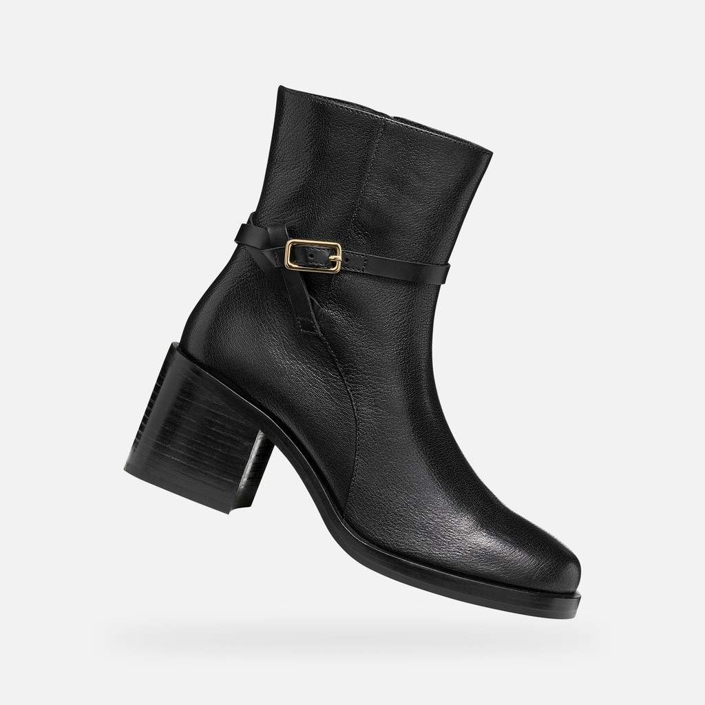 Medium heel ankle boots SOBIMA WOMAN Black - image number 0 | GEOX