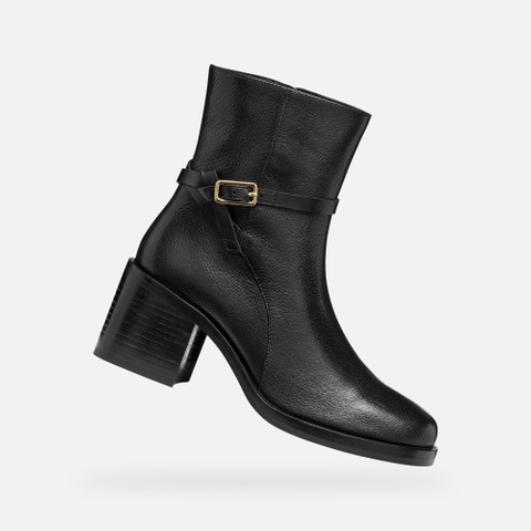 Medium heel ankle boots SOBIMA WOMAN Black - image number 0 | GEOX