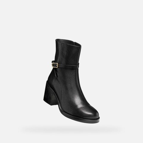 Medium heel ankle boots SOBIMA WOMAN Black - image number 4 | GEOX