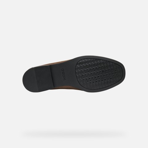Suede loafers NOEMEN WOMAN Taupe - image number 6 | GEOX