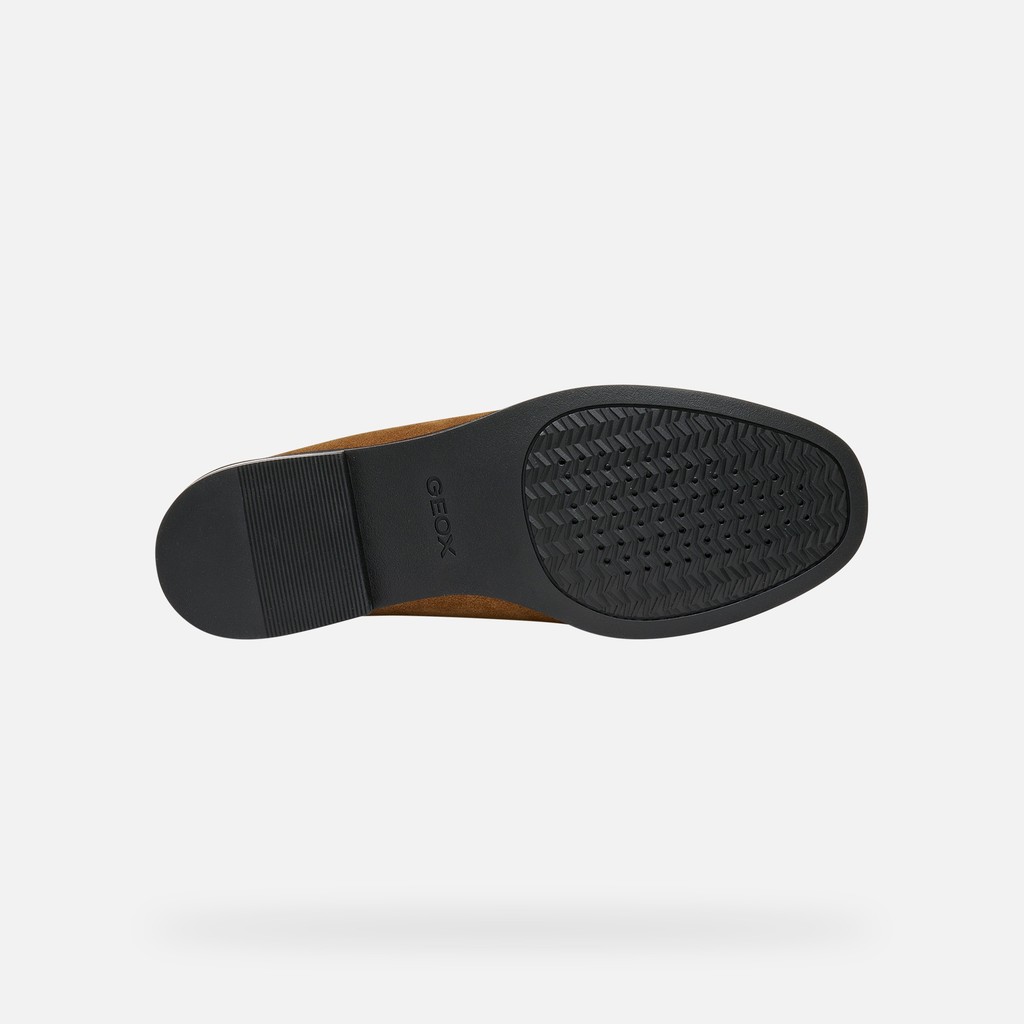 Suede loafers NOEMEN WOMAN Nut - image number 6 | GEOX