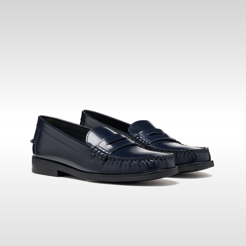 Mocassini in pelle NOEMEN DONNA Blu navy scuro - image number 7 | GEOX
