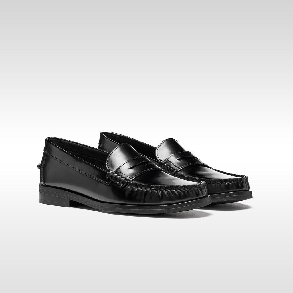 Leather loafers NOEMEN WOMAN Black - image number 7 | GEOX