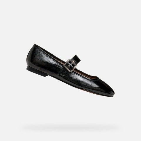 Ballet flats with strap AZLEA WOMAN Black | GEOX