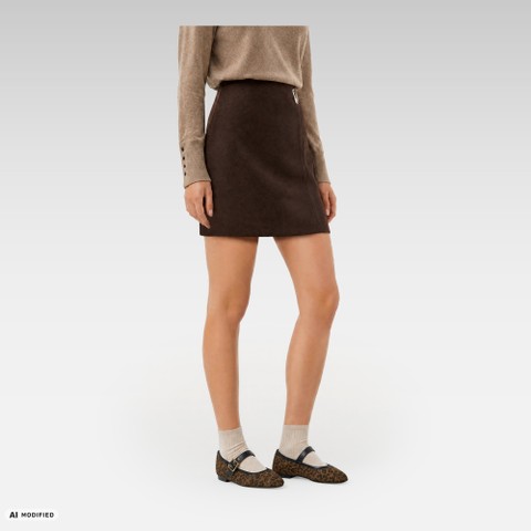 Ballet flats with strap AZLEA WOMAN Cognac - image number 2 | GEOX