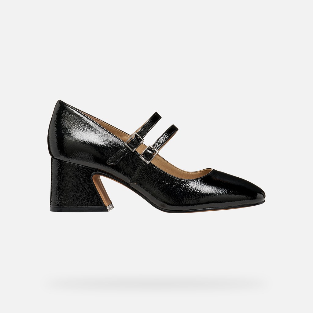 Heeled mary jane shoes KALIDINE WOMAN Black - image number 1 | GEOX