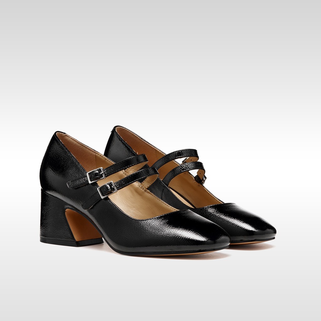Scarpe mary jane con tacco KALIDINE DONNA Nero - image number 8 | GEOX