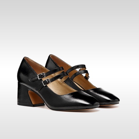 Scarpe mary jane con tacco KALIDINE DONNA Nero - image number 8 | GEOX