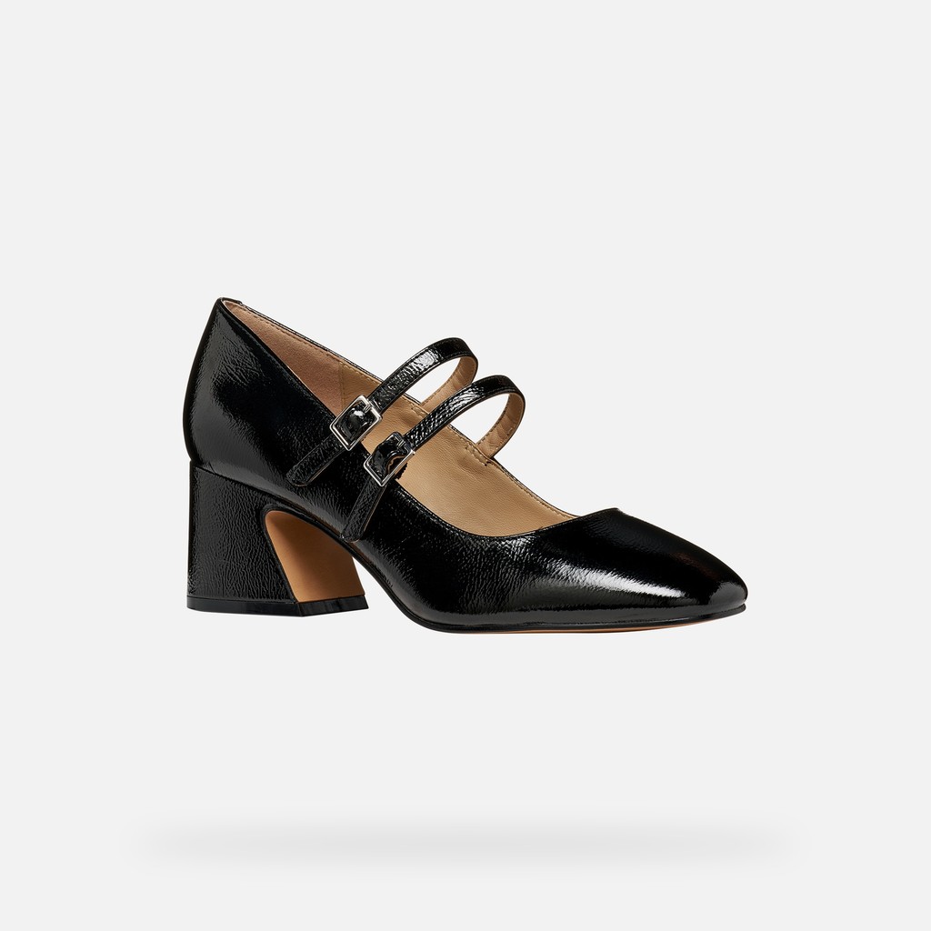 Heeled mary jane shoes KALIDINE WOMAN Black - image number 2 | GEOX