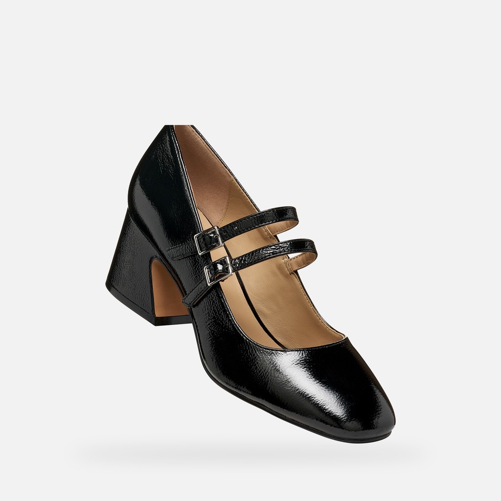 Heeled mary jane shoes KALIDINE WOMAN Black - image number 4 | GEOX