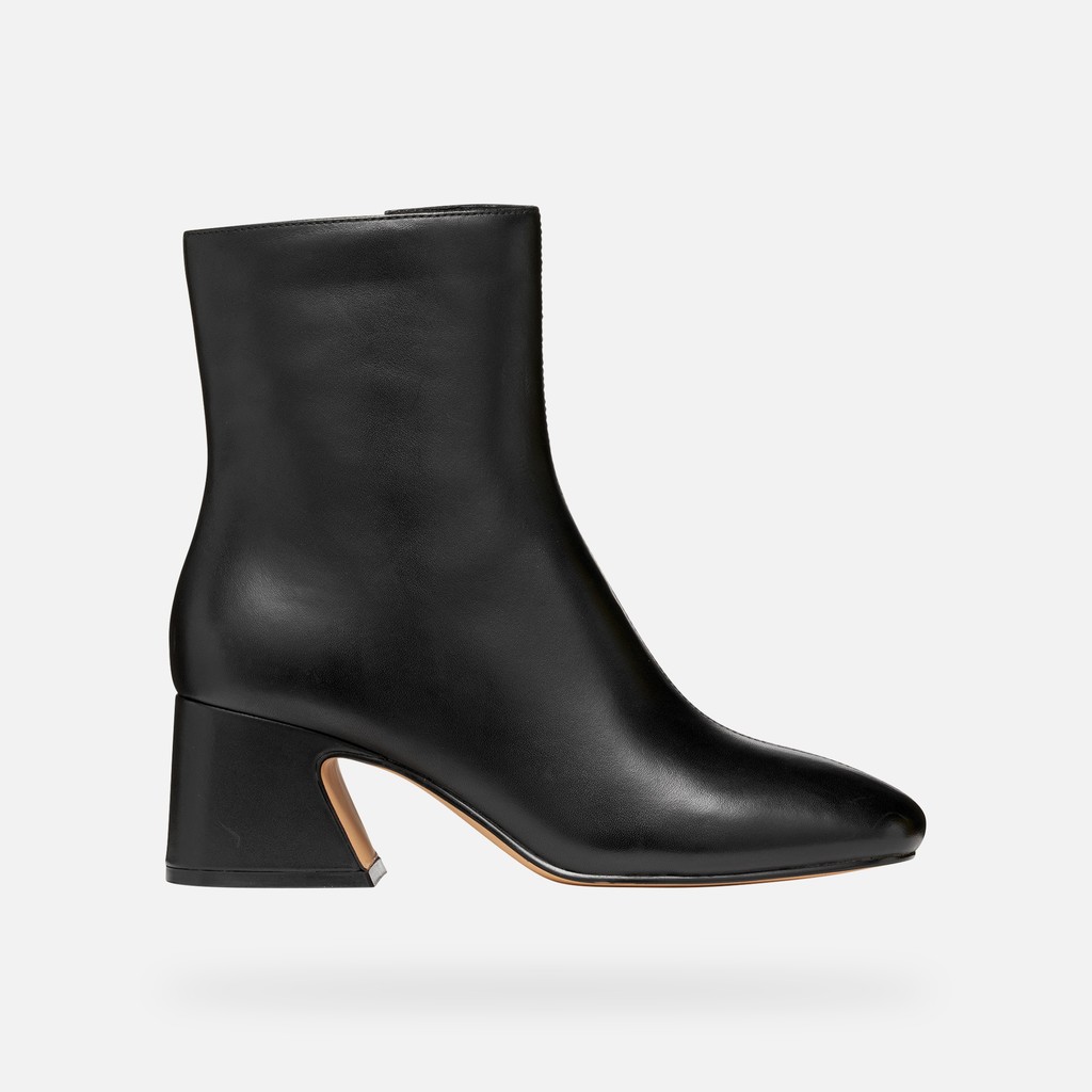 Medium heel ankle boots KALIDINE WOMAN Black - image number 2 | GEOX
