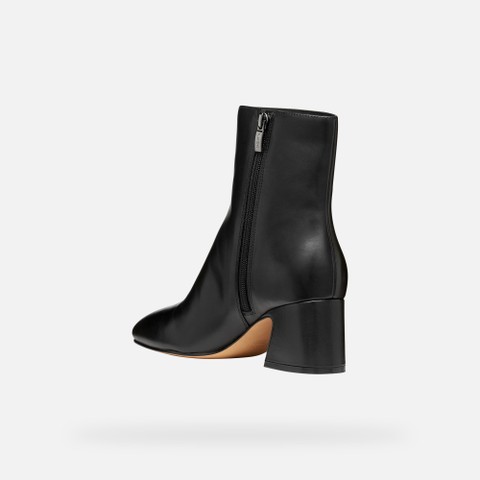 Medium heel ankle boots KALIDINE WOMAN Black - image number 4 | GEOX