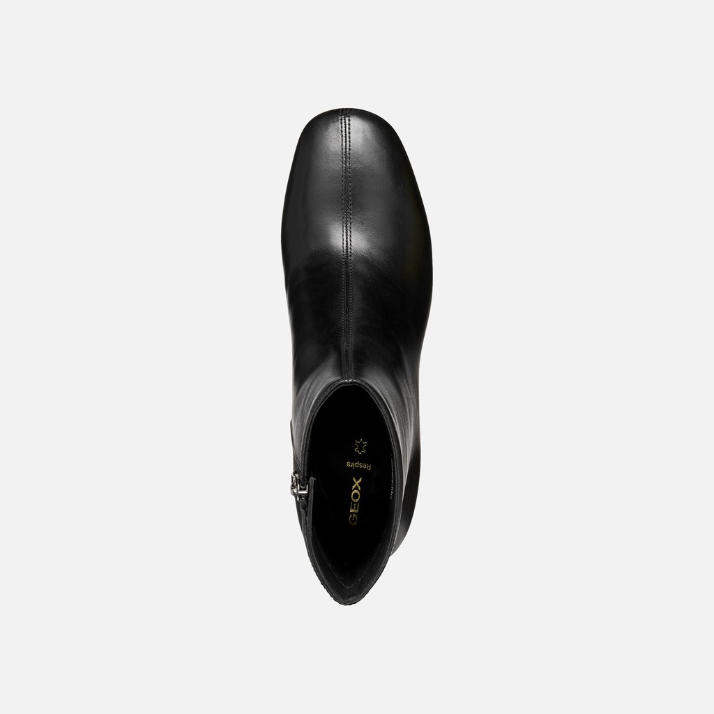 Medium heel ankle boots KALIDINE WOMAN Black - image number 6 | GEOX