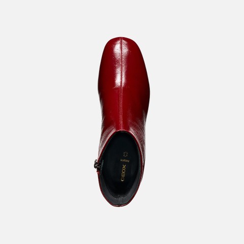 Medium heel ankle boots KALIDINE WOMAN Dark Burgundy - image number 6 | GEOX