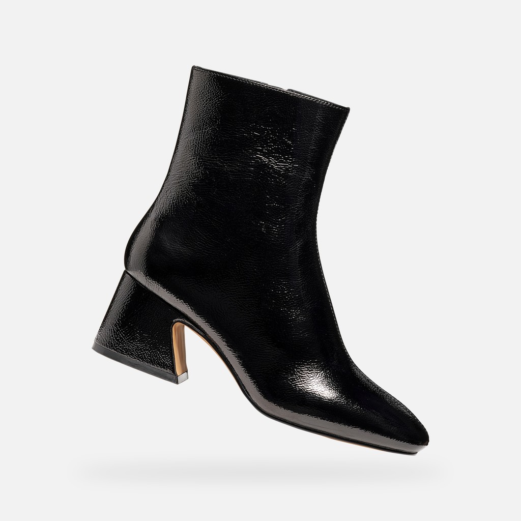 Medium heel ankle boots KALIDINE WOMAN Black - image number 0 | GEOX