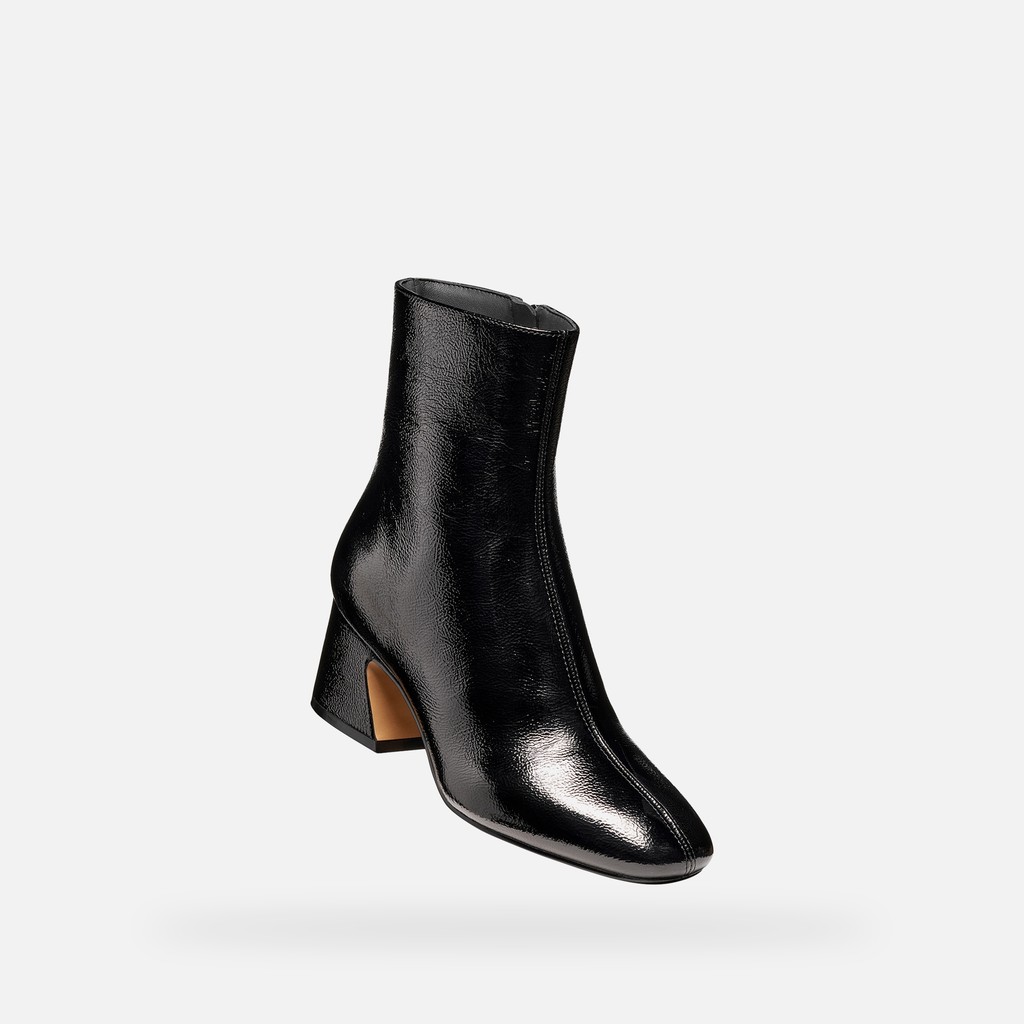 Medium heel ankle boots KALIDINE WOMAN Black - image number 4 | GEOX