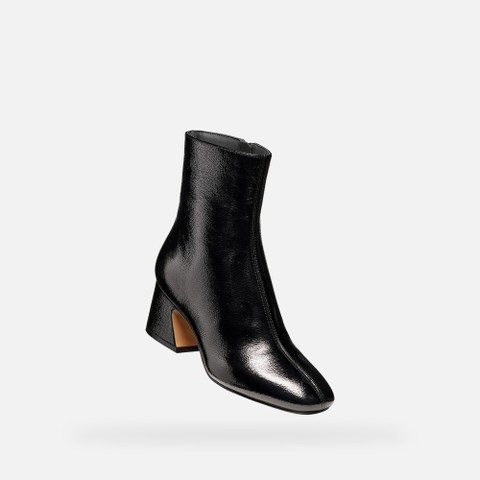 Medium heel ankle boots KALIDINE WOMAN Black - image number 4 | GEOX