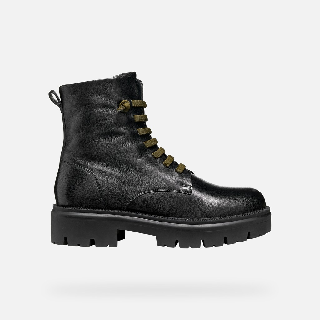 Botas militar KLARGENA MULHER Preto - image number 1 | GEOX