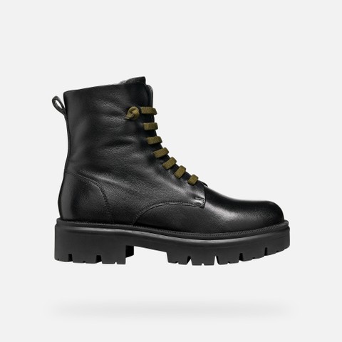 Botas militar KLARGENA MULHER Preto - image number 1 | GEOX