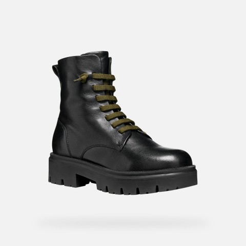 Botas militar KLARGENA MULHER Preto - image number 2 | GEOX