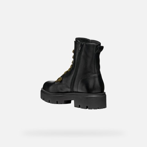 Botas militar KLARGENA MULHER Preto - image number 3 | GEOX