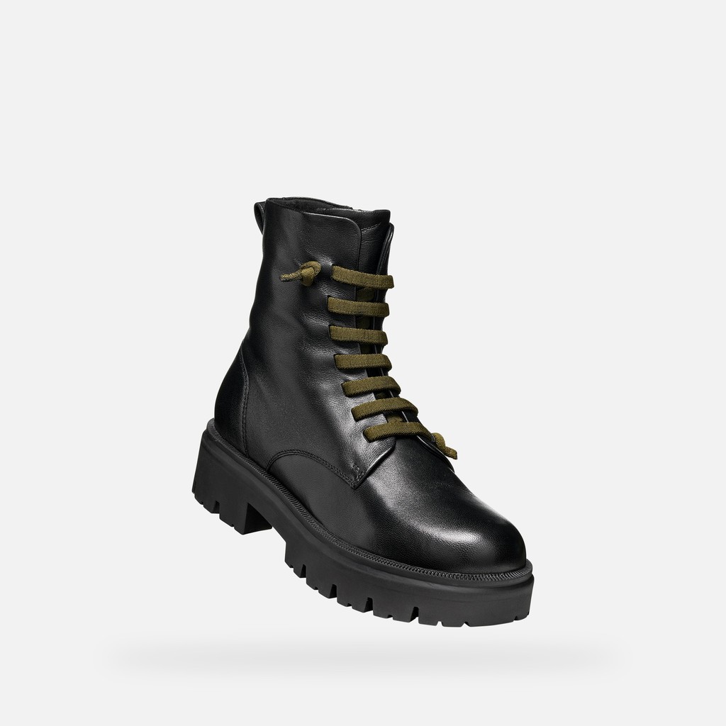 Botas militar KLARGENA MULHER Preto - image number 4 | GEOX