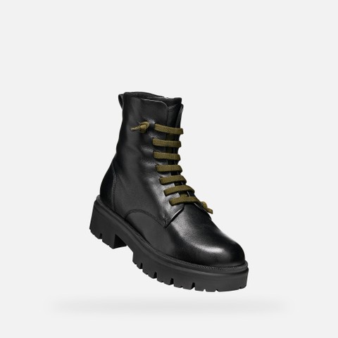 Botas militar KLARGENA MULHER Preto - image number 4 | GEOX