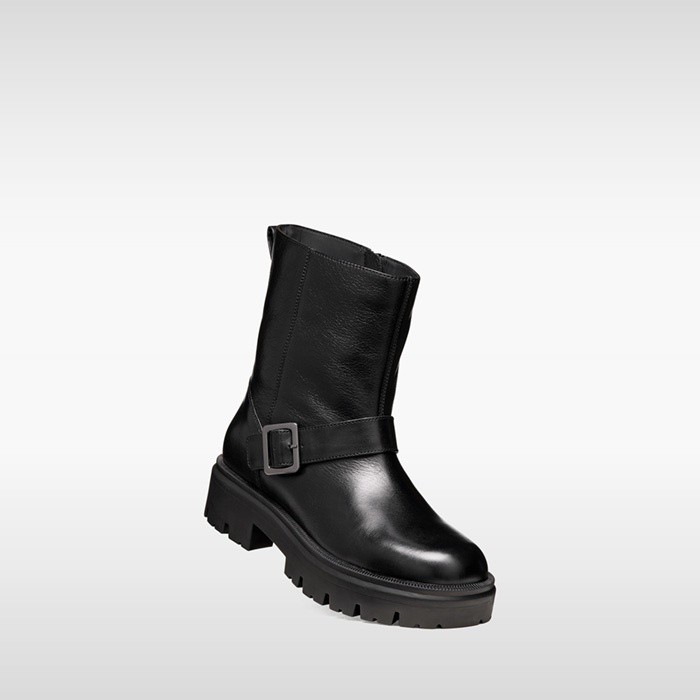 Botas de tornozelo de ciclista KLARGENA MULHER Preto | GEOX