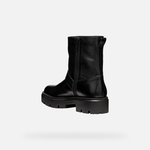 Botas de tornozelo de ciclista KLARGENA MULHER Preto - image number 3 | GEOX