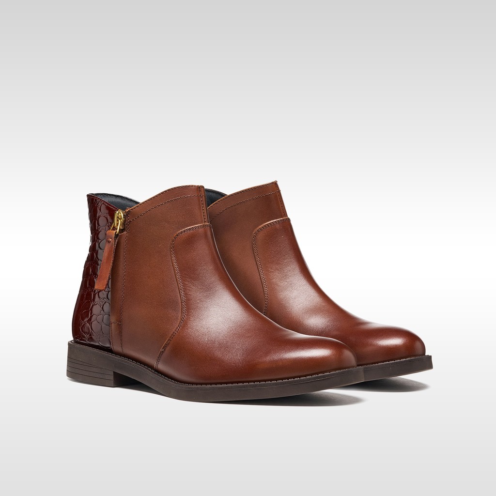 Chelsea boots ESMEENA WOMAN Brown - image number 8 | GEOX