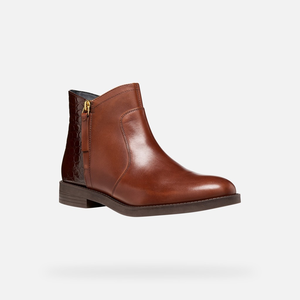 Chelsea boots ESMEENA WOMAN Brown - image number 3 | GEOX