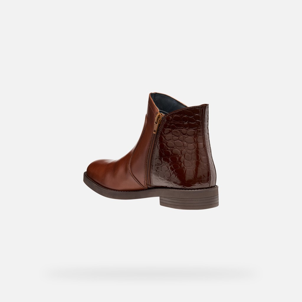 Chelsea boots ESMEENA WOMAN Brown - image number 4 | GEOX