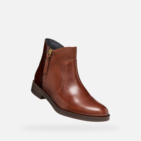 Chelsea boots ESMEENA WOMAN Brown - image number 5 | GEOX