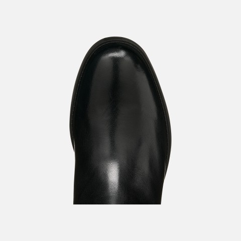 Botas altas de cuero ESMEENA MUJER Negro - image number 5 | GEOX