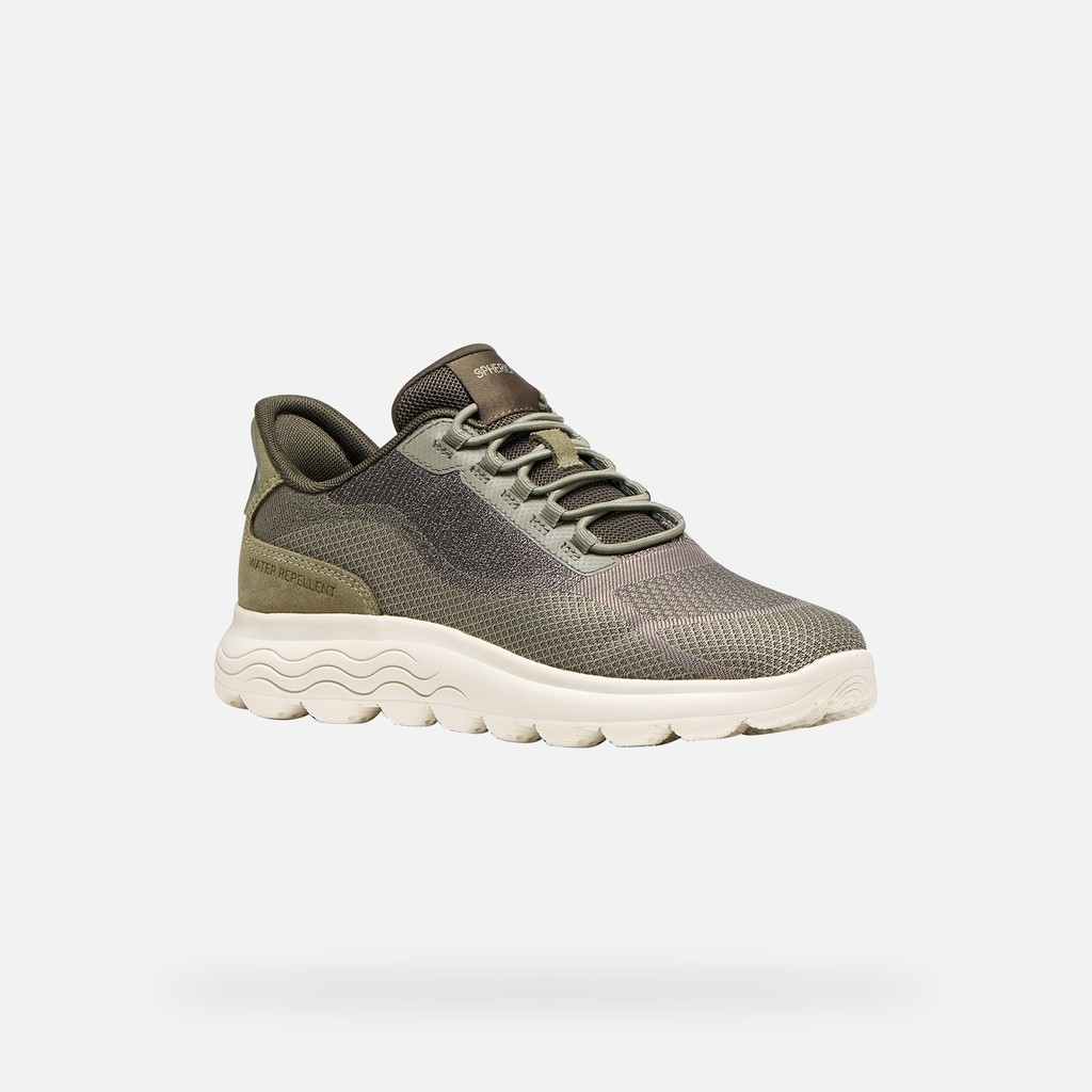 Slip in sneakers SPHERICA PLUS WR   WOMAN Sage - image number 3 | GEOX