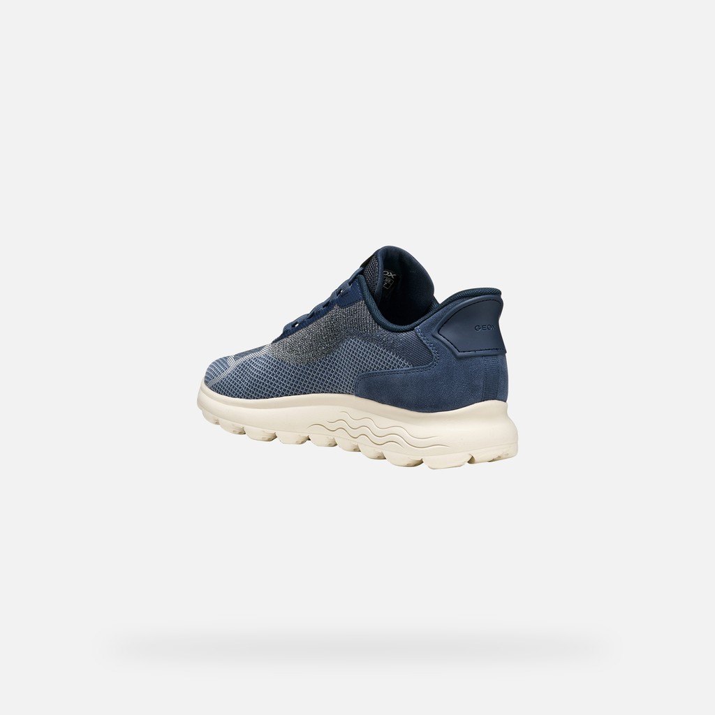 Slip in sneakers SPHERICA PLUS   WOMAN Dark Blue - image number 3 | GEOX