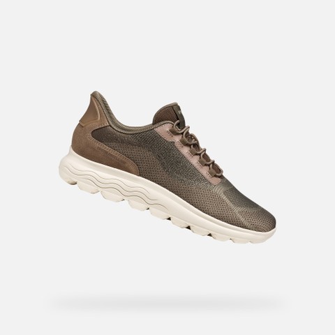 Zapatillas slip in SPHERICA PLUS   MUJER Marr&oacute;n topo/Marr&oacute;n oscuro | GEOX