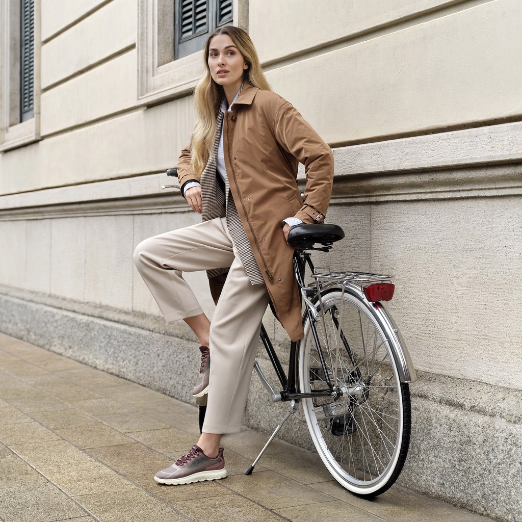 Slip in sneakers SPHERICA PLUS WR   WOMAN Old Rose - image number 1 | GEOX