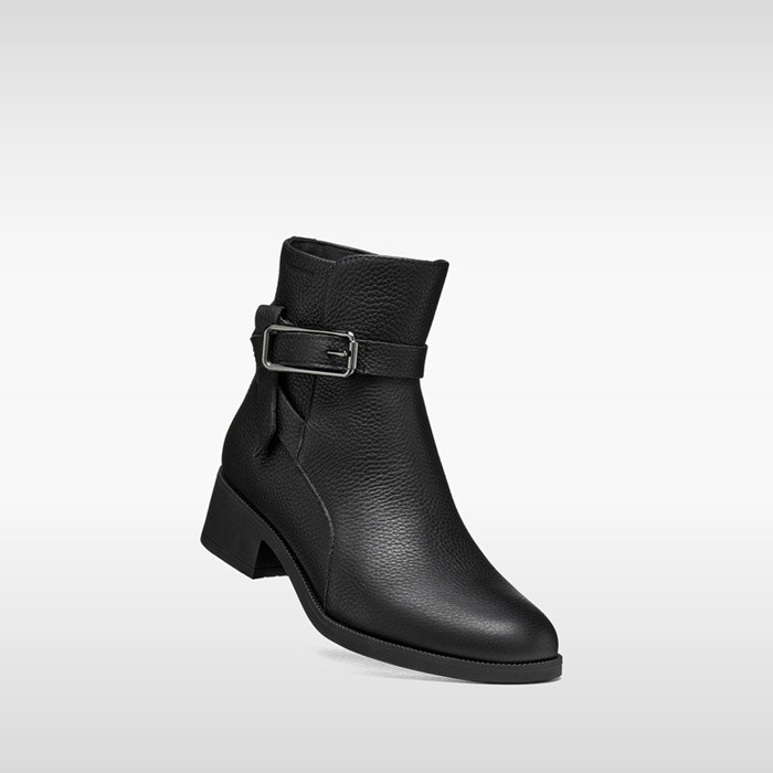 Stiefeletten aus Leder CAMEXIA   DAME Schwarz | GEOX