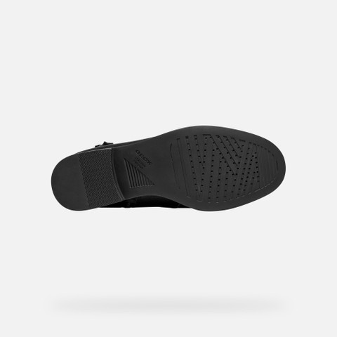 Stiefeletten aus Leder CAMEXIA   DAME Schwarz - image number 7 | GEOX