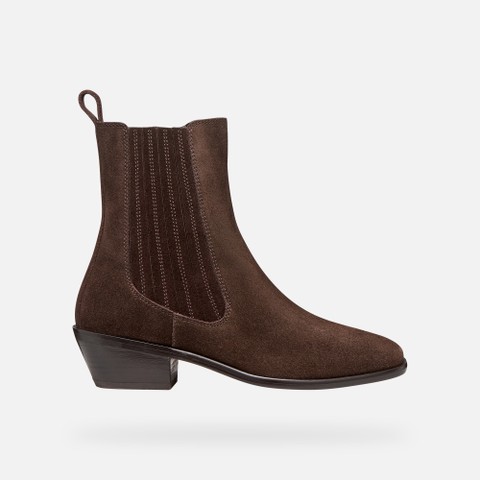 Camperos Stiefeletten ABILAINE DAME Dunkelbraun - image number 3 | GEOX