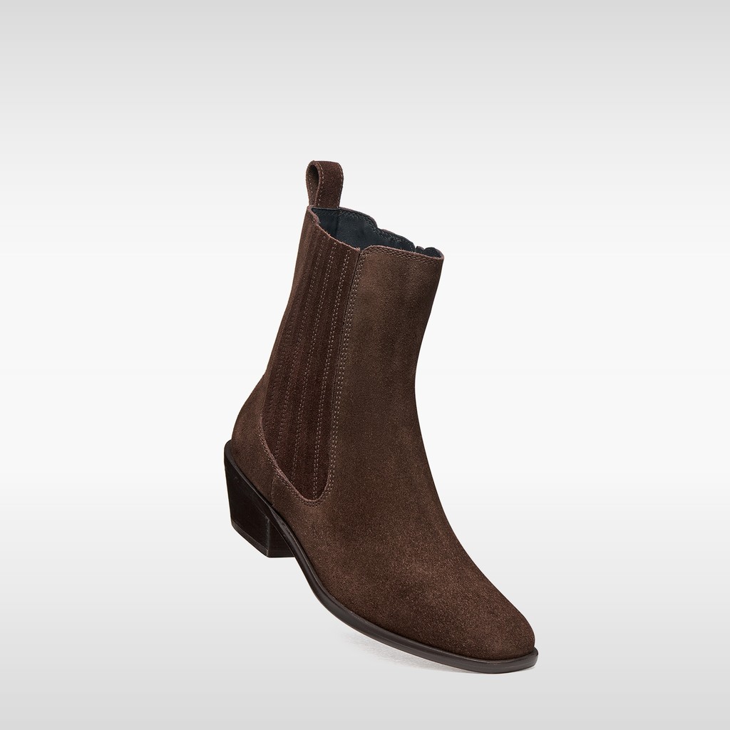 Camperos Stiefeletten ABILAINE DAME Dunkelbraun | GEOX