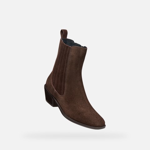 Camperos Stiefeletten ABILAINE DAME Dunkelbraun - image number 6 | GEOX