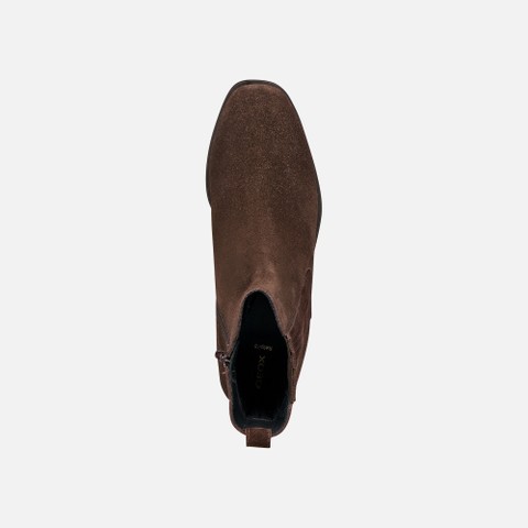 Camperos Stiefeletten ABILAINE DAME Dunkelbraun - image number 7 | GEOX
