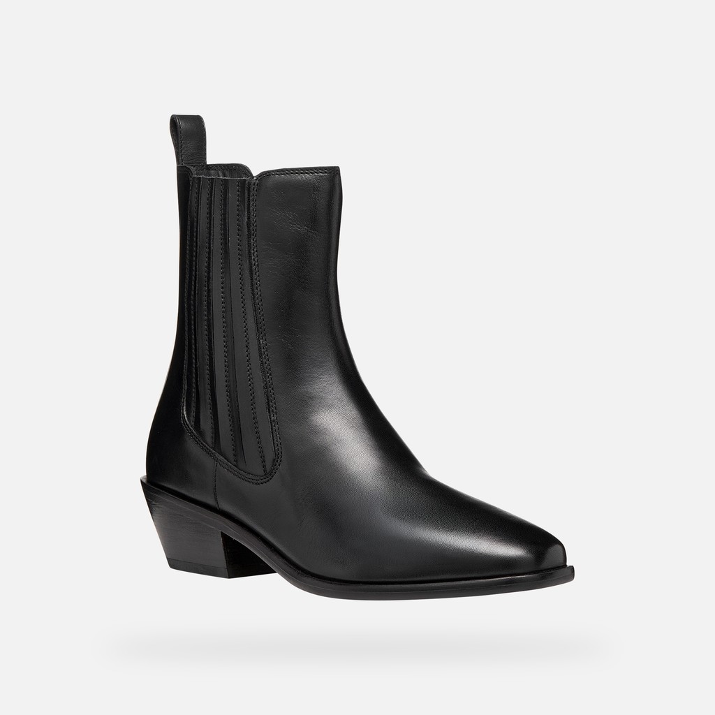 Camperos Stiefeletten ABILAINE DAME Schwarz - image number 3 | GEOX