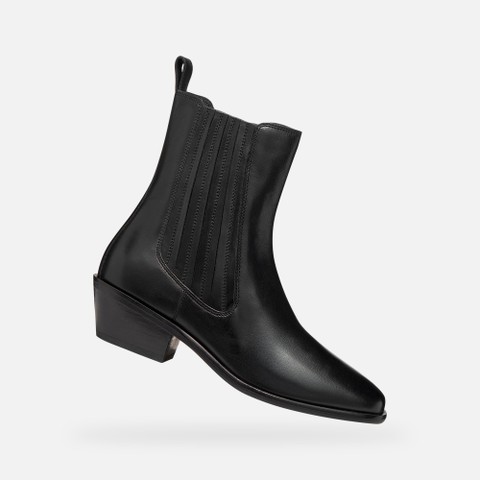 Camperos Stiefeletten ABILAINE DAME Schwarz | GEOX
