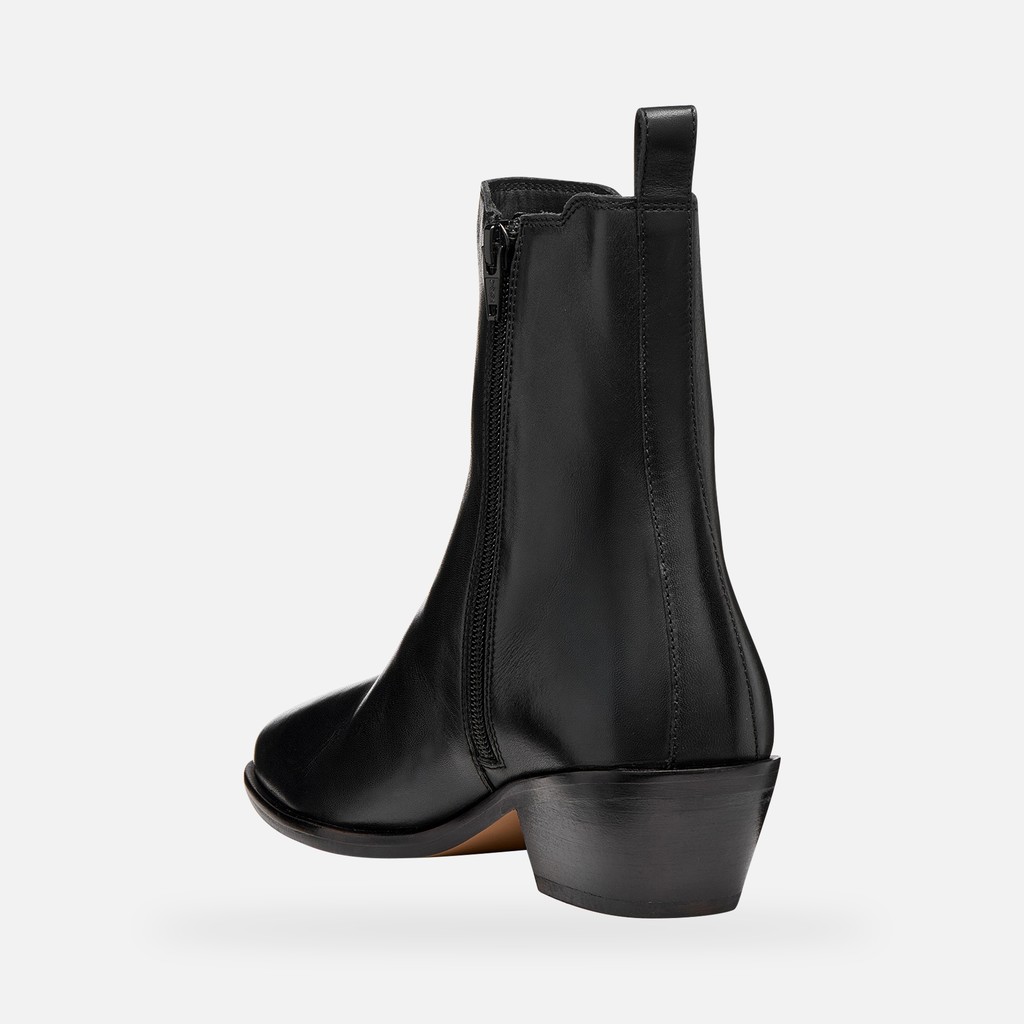 Camperos Stiefeletten ABILAINE DAME Schwarz - image number 4 | GEOX