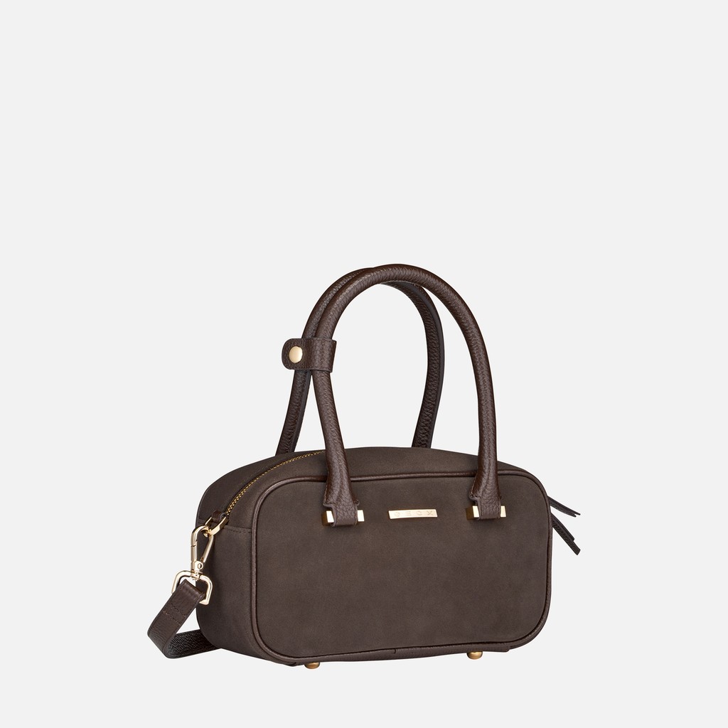 Handbag NYMBELLE BAG WOMAN Chocolate - image number 2 | GEOX