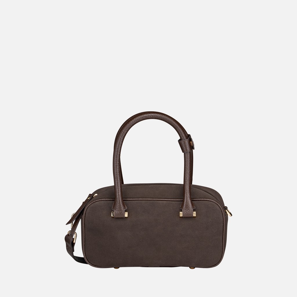 Handbag NYMBELLE BAG WOMAN Chocolate - image number 3 | GEOX
