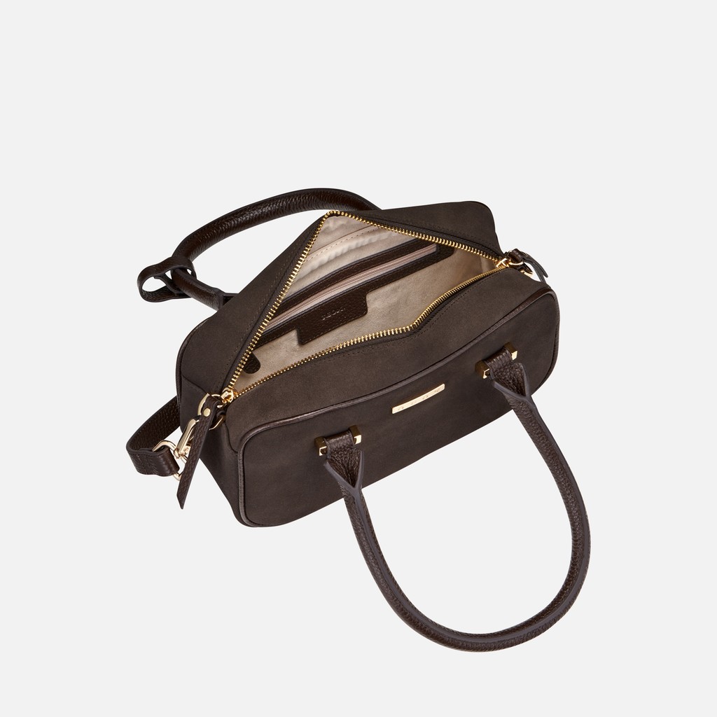 Handbag NYMBELLE BAG WOMAN Chocolate - image number 4 | GEOX